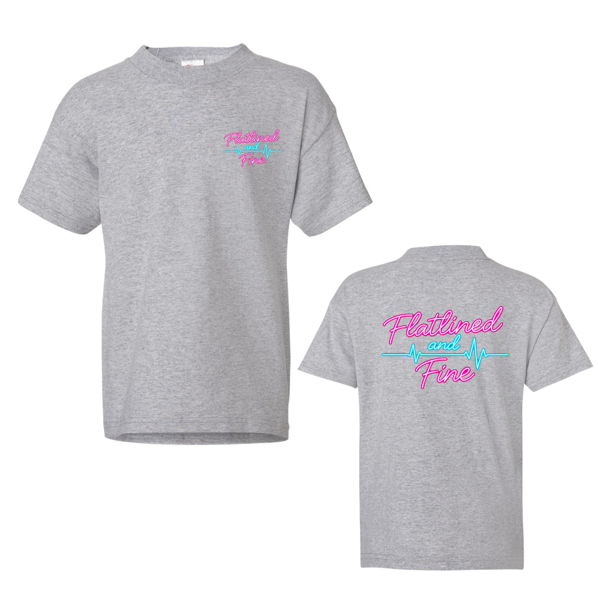 Flatlined and Fine Youth Tee Shirt