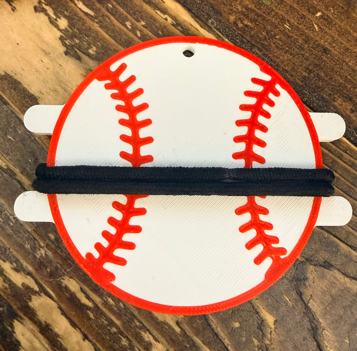 Baseball Ponytail Holder
