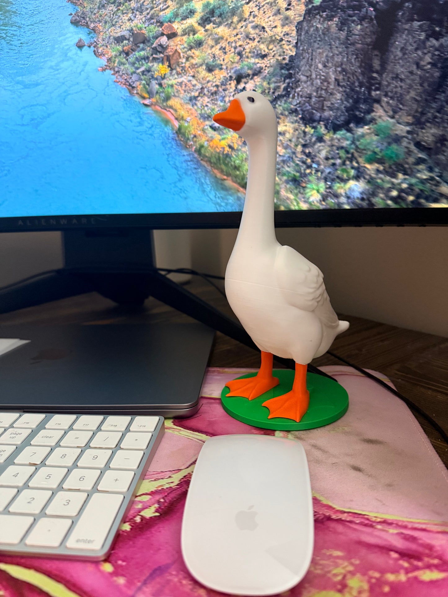 Desktop Goose with Stand
