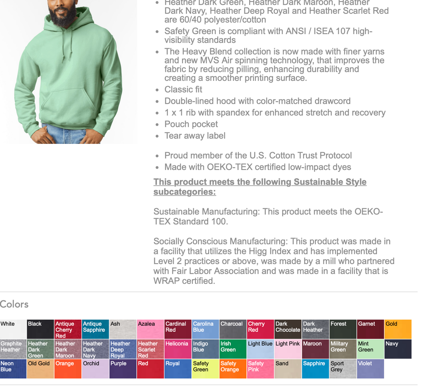 Volunteer: We Save Lives (Blue Back) Hoodie