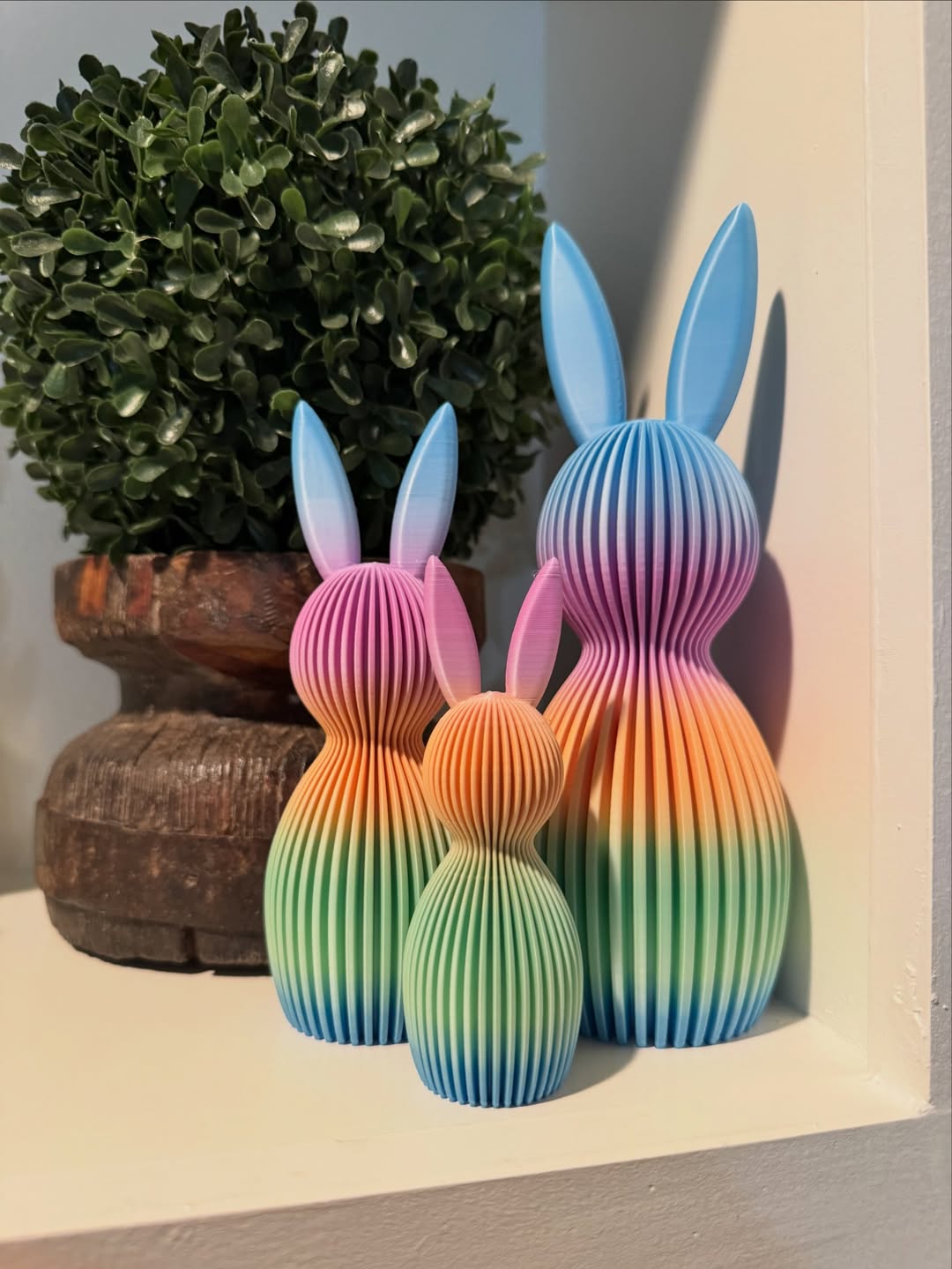 3D Easter Bunny Set