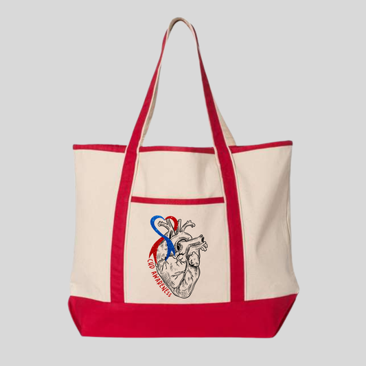 CHD Awareness Tote Bag