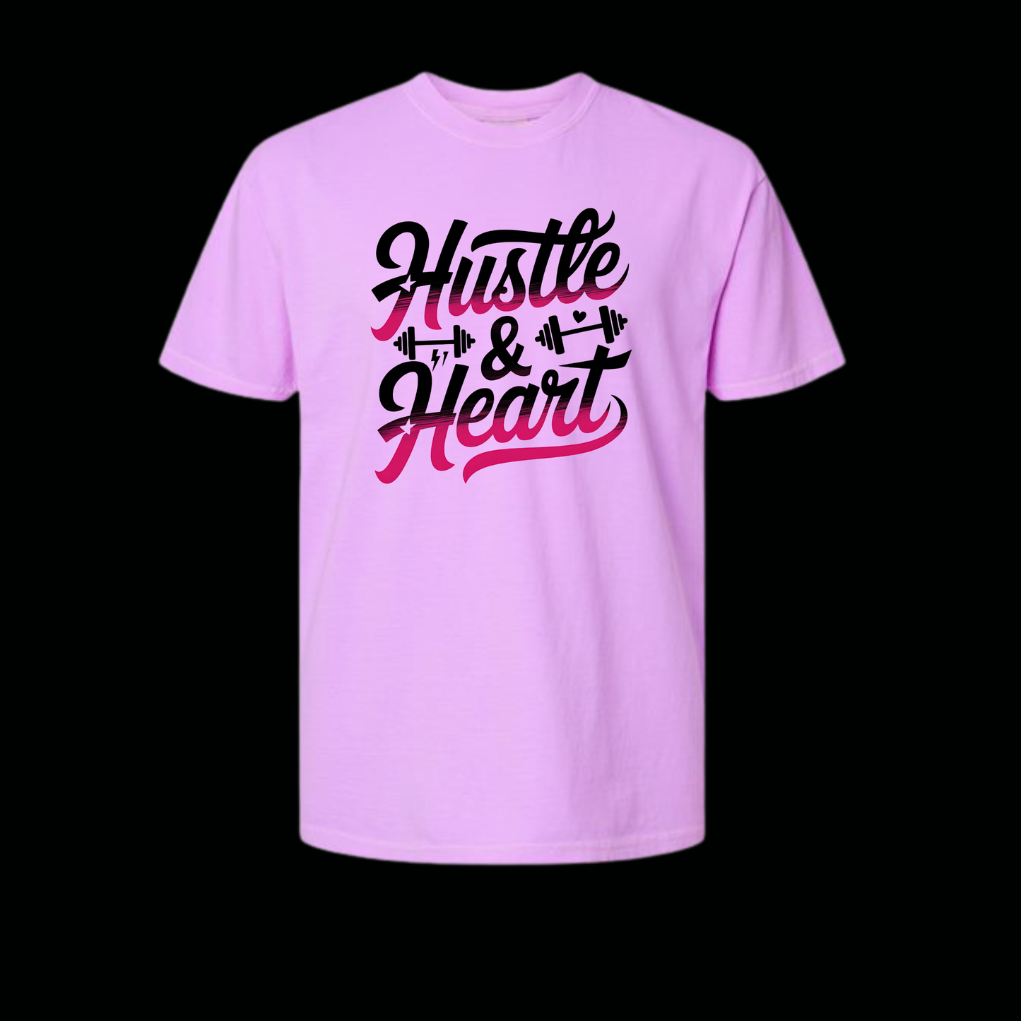 Hustle and Heart Comfort Colors Tee