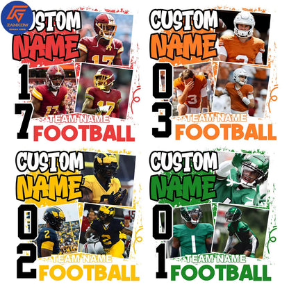 Custom Football Team Photo Apparel