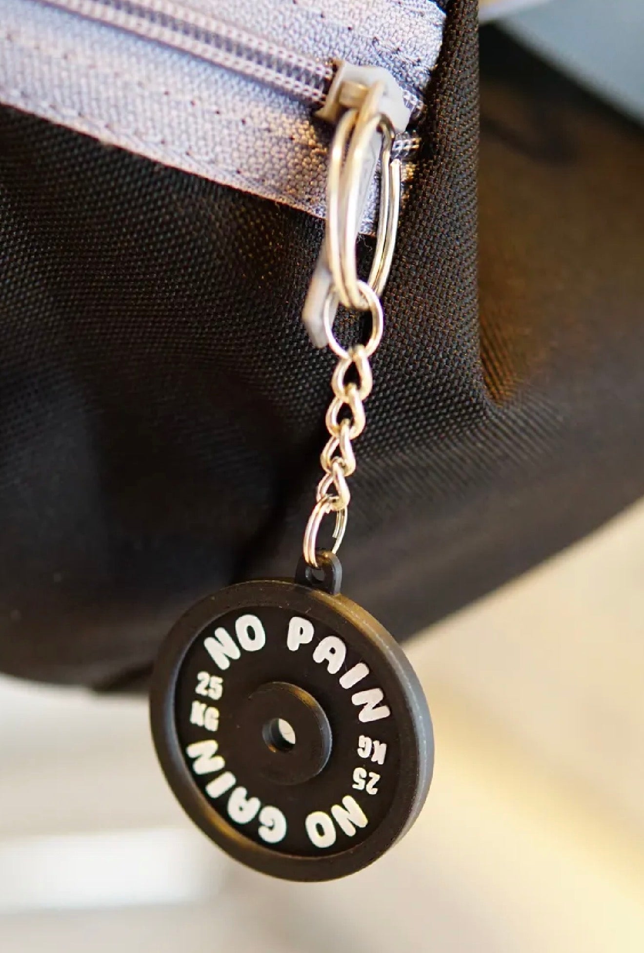No Pain No Gain Keychain