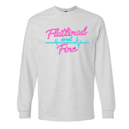 Flatlined and Fine Long Sleeve Logo Shirt