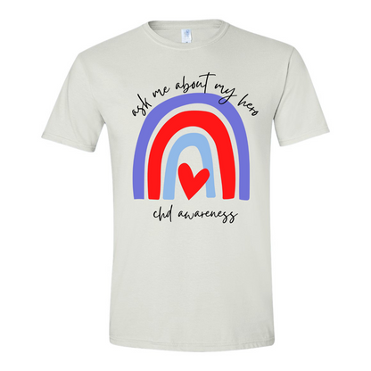 Ask Me About My Hero - CHD Awareness