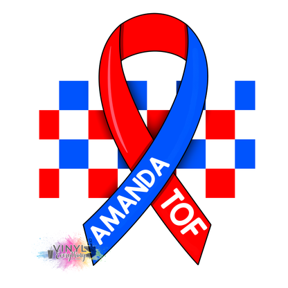 Custom CHD Awareness Ribbon