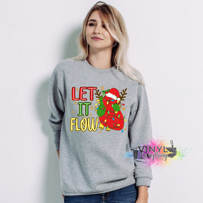 Let It Flow Christmas Apparel - Two Designs