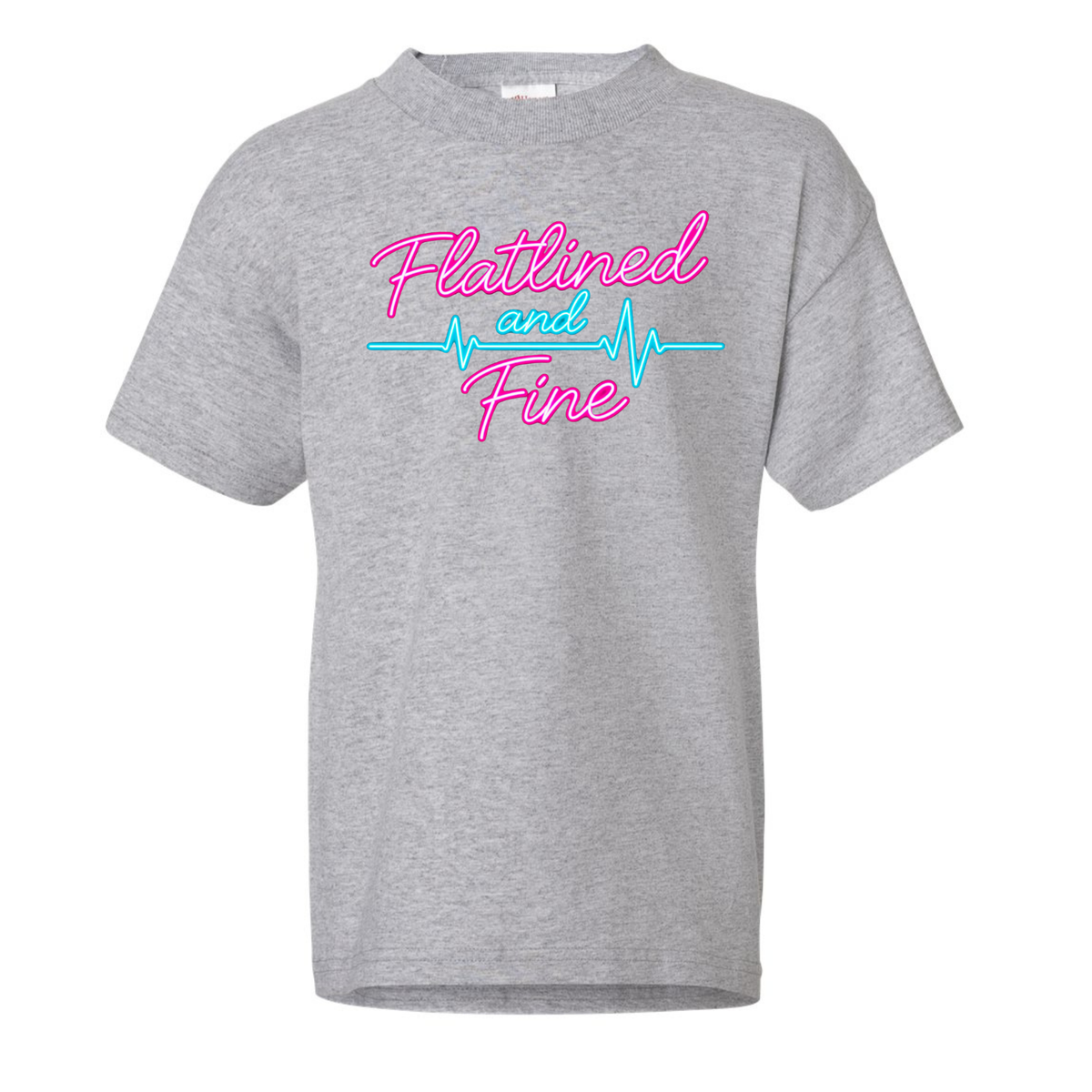Flatlined and Fine Youth Tee Shirt