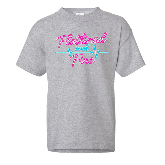 Flatlined and Fine Youth Tee Shirt