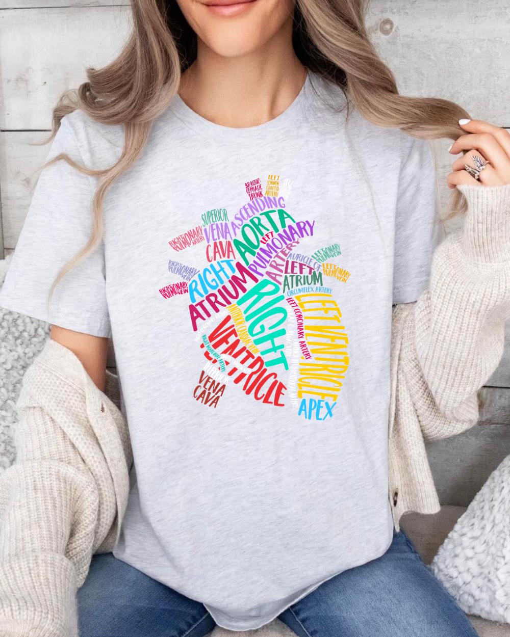 Anatomical Heart Multi Colored