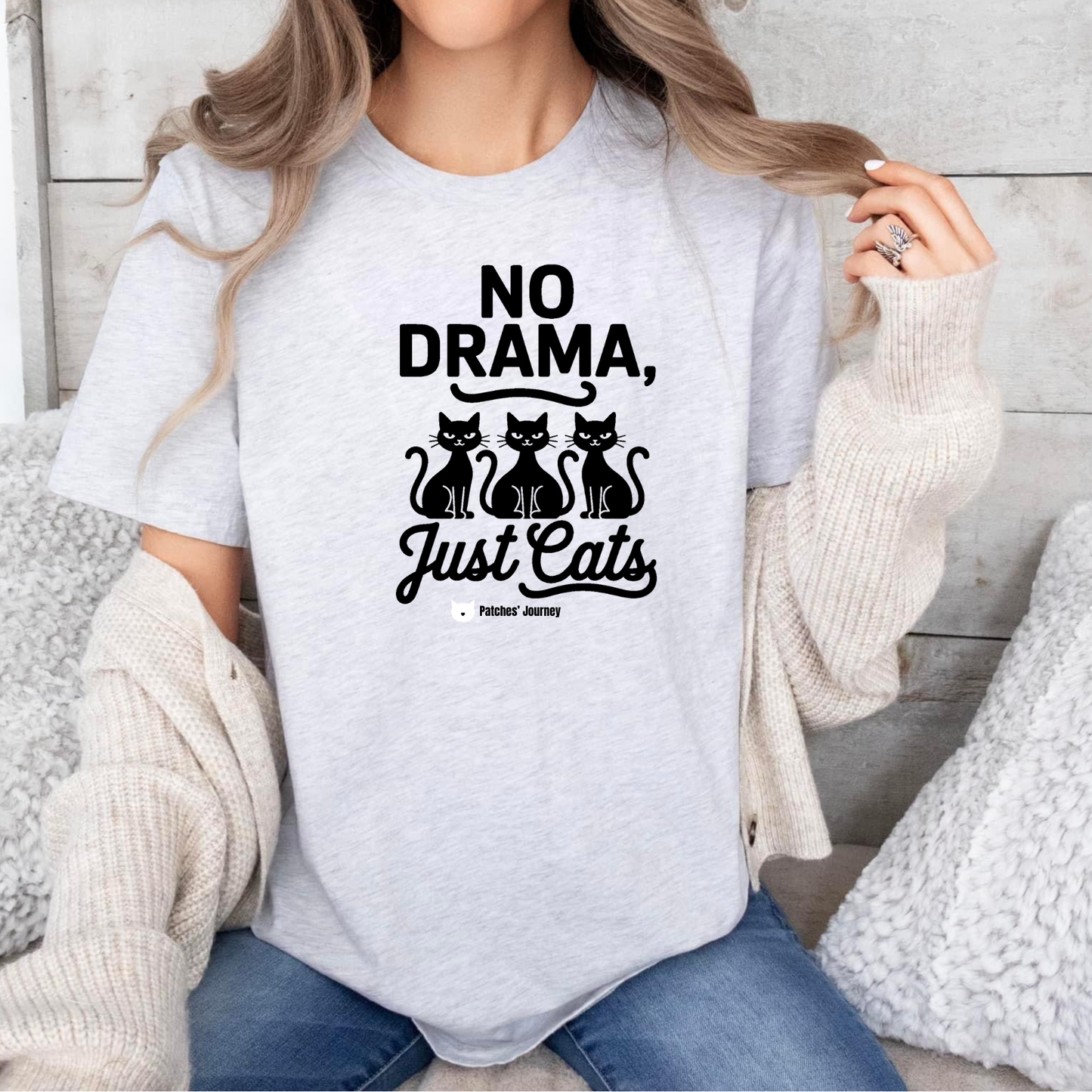 No Drama Just Cats Tee