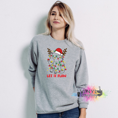 Let It Flow Christmas Apparel - Two Designs