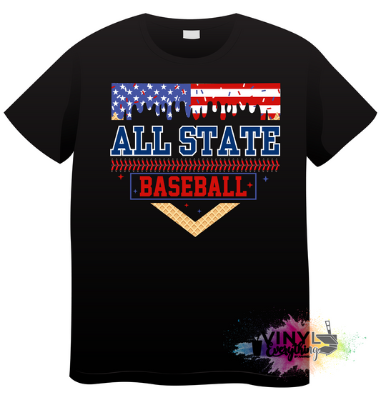 USA Custom Team Name and Number Tee