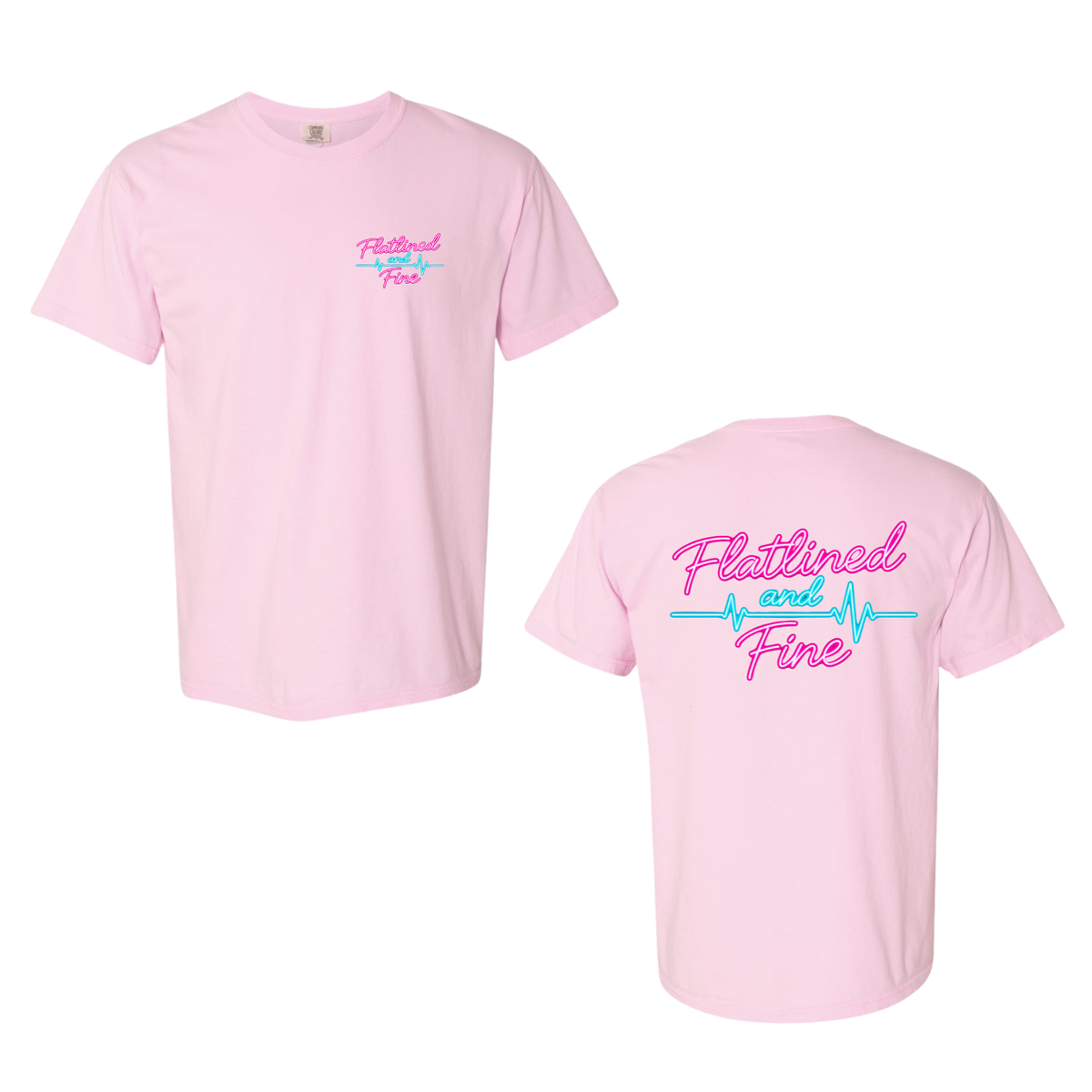 Flatlined and Fine Tee Shirt - Pink