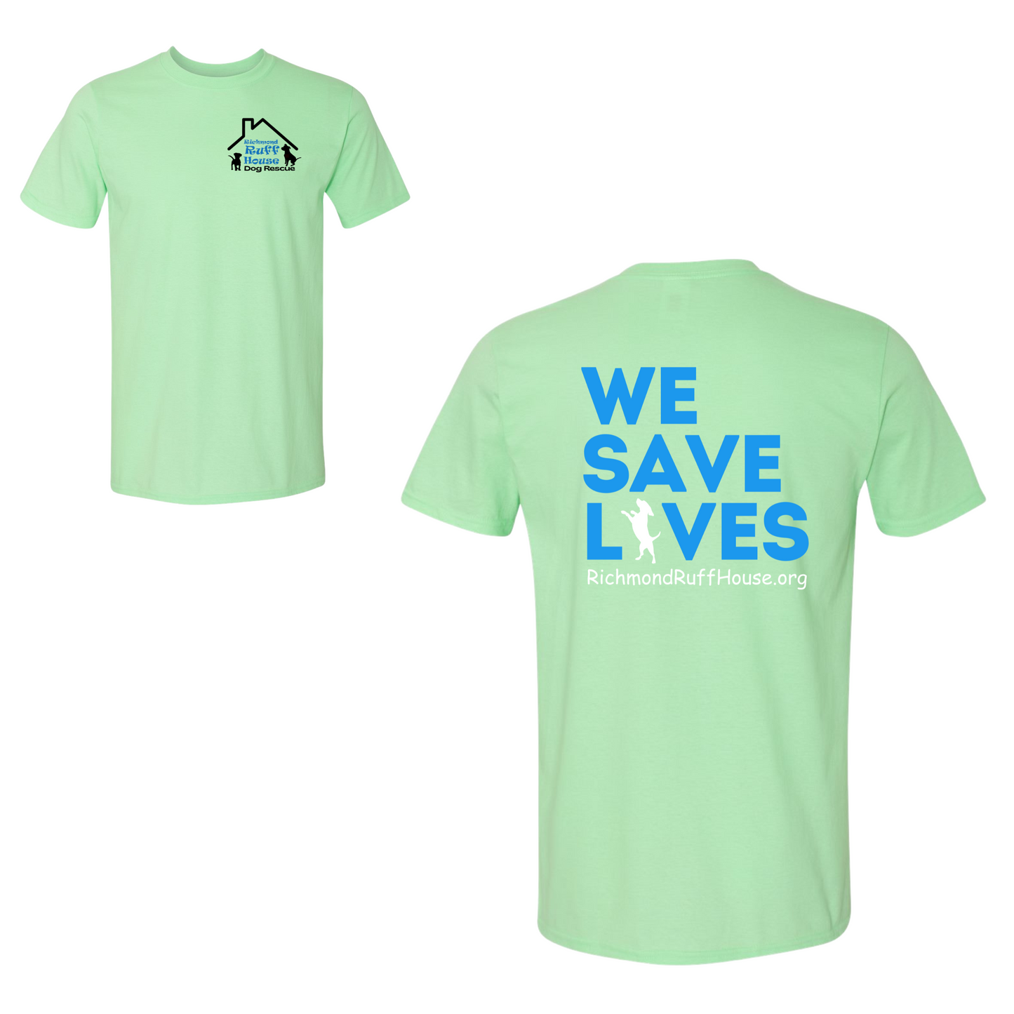 We Save Lives (Blue Back) Tee