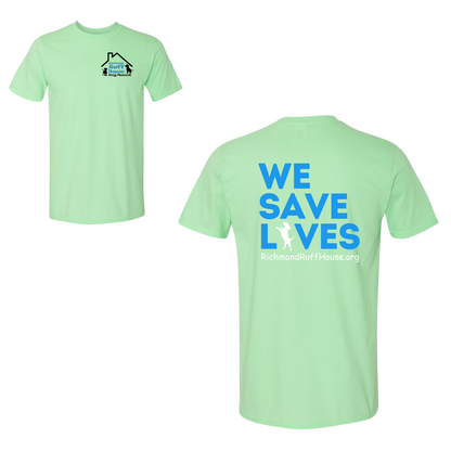 We Save Lives (Blue Back) Tee