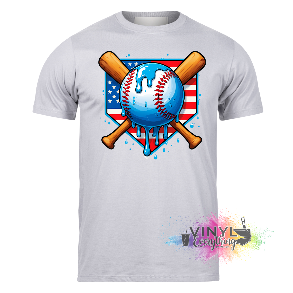 USA Flag & Bat Drip