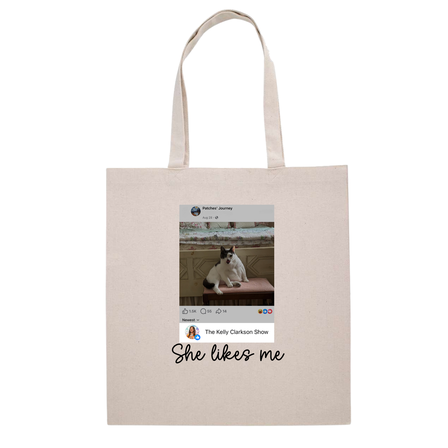 She Likes Me Totebag