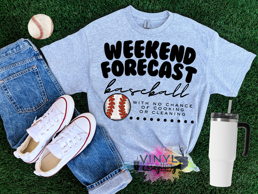 Weekend Forecast: Baseball with no Chance of Cooking or Cleaning