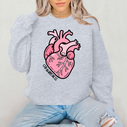 CHD Awareness with Pink Heart