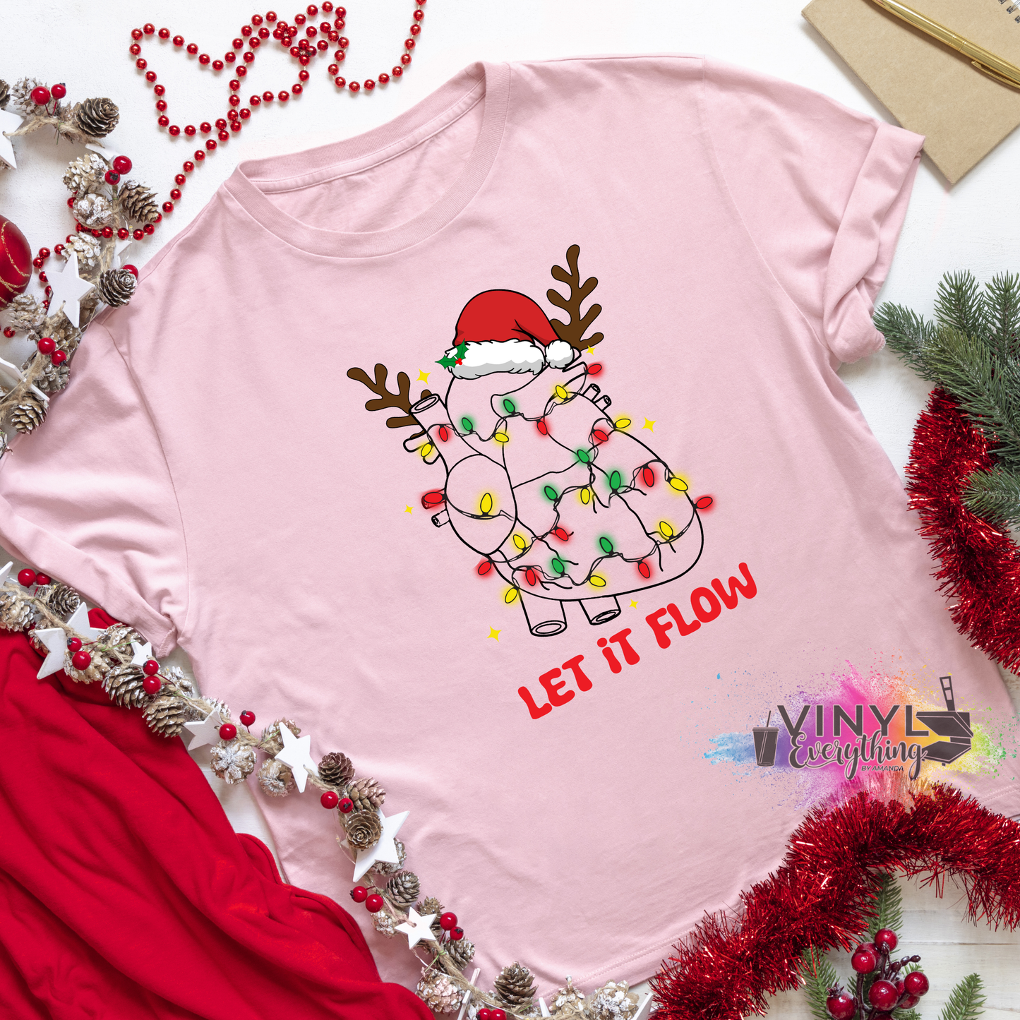 Let It Flow Christmas Apparel - Two Designs