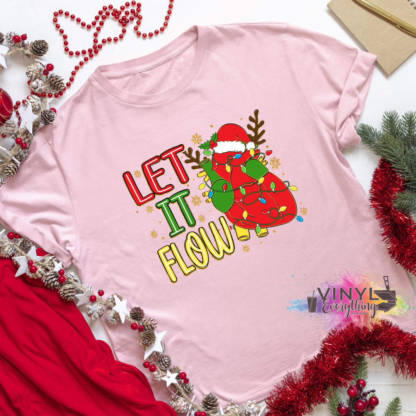 Let It Flow Christmas Apparel - Two Designs