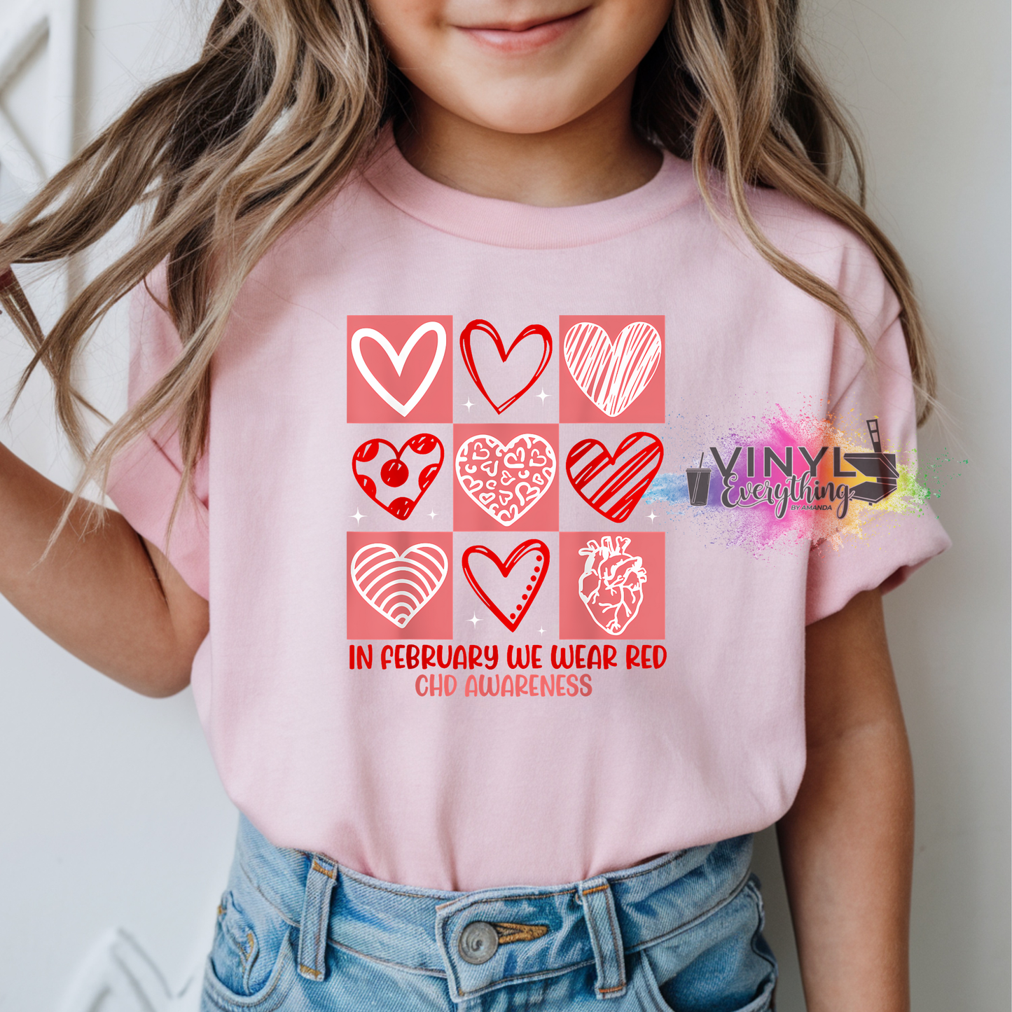 In February We Wear Red CHD Awareness