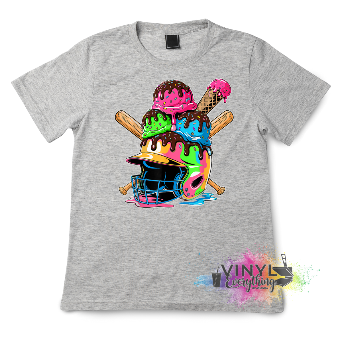 Ice Cream Drip Helmet