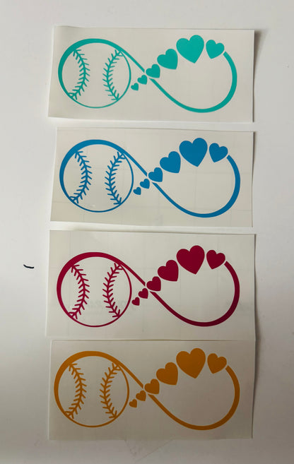 Infinity Softball Car Decal