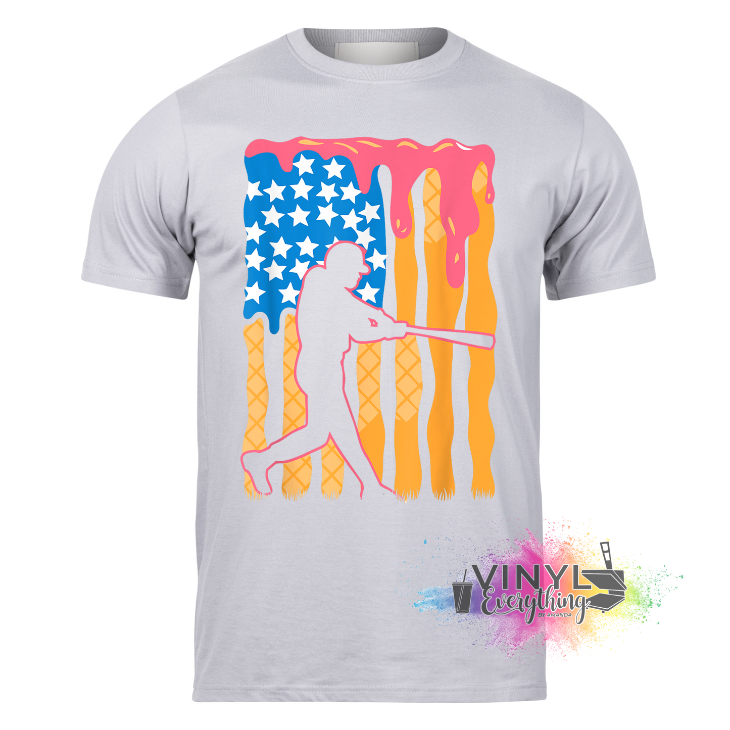 USA Player Flag Silhouette