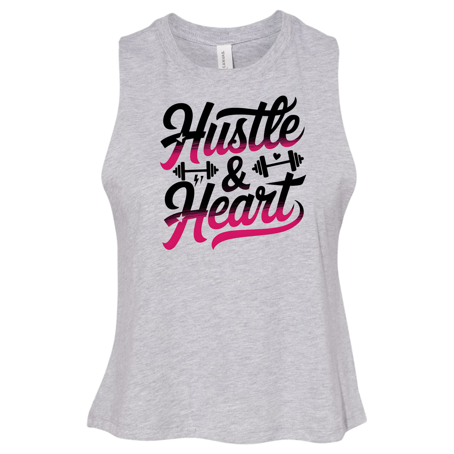 Hustle And Heart Crop Tank