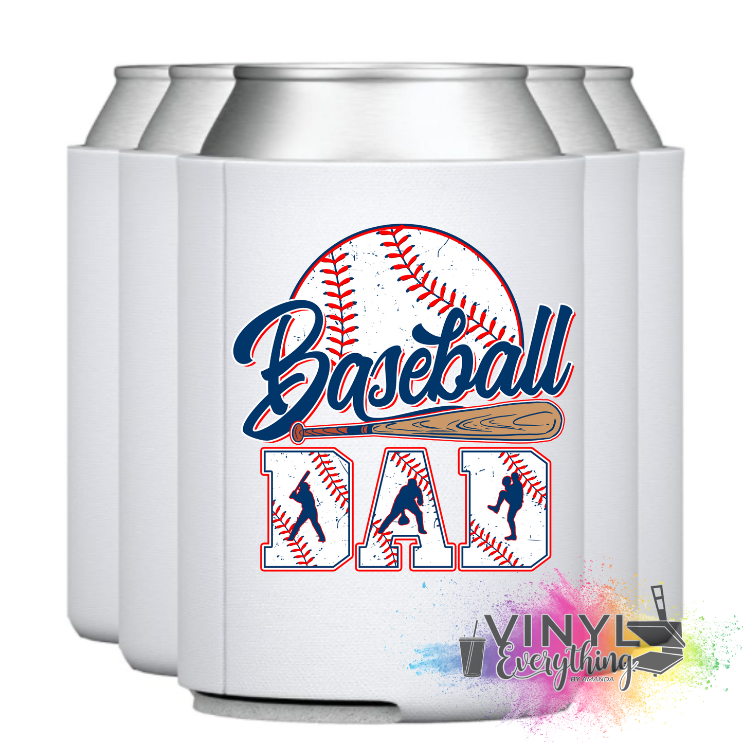 Baseball Dad - Can Koozie