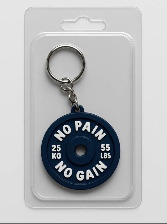 No Pain No Gain Keychain