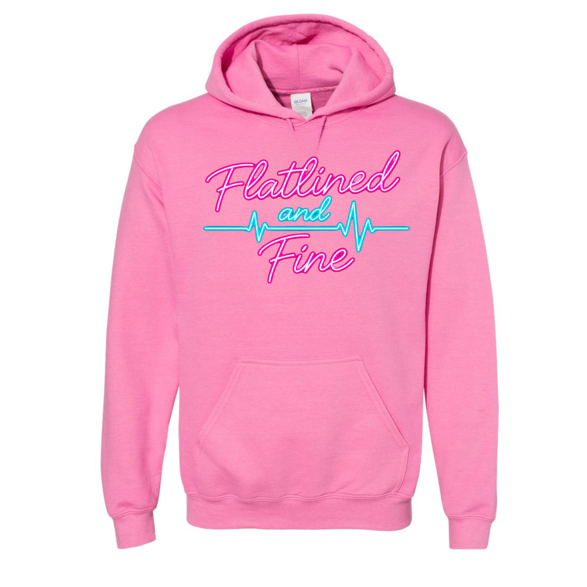Flatlined and Fine Hoodie