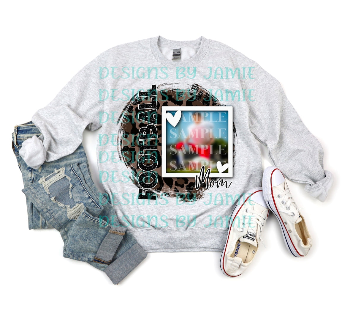 Football Mom Custom Picture Apparel