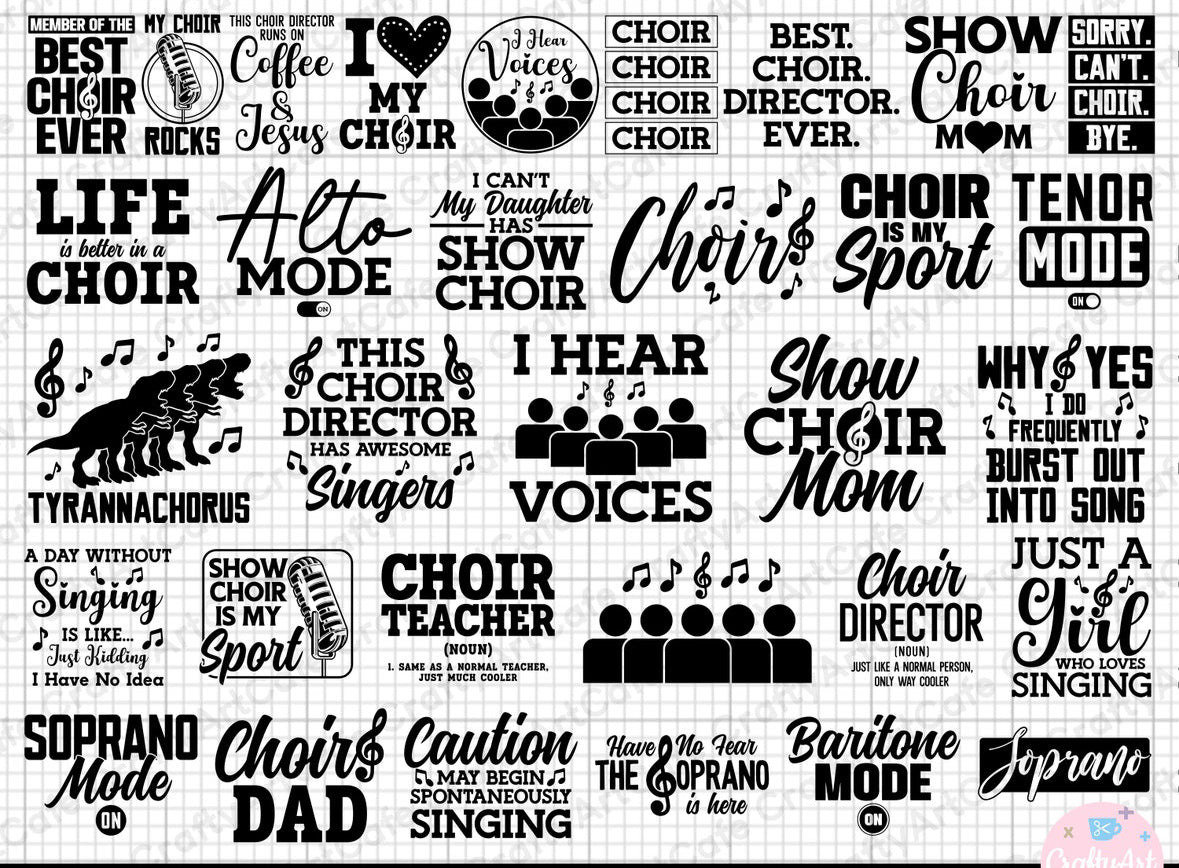 Choir Decals