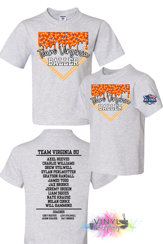 Team Virginia Baller - Performance Tee