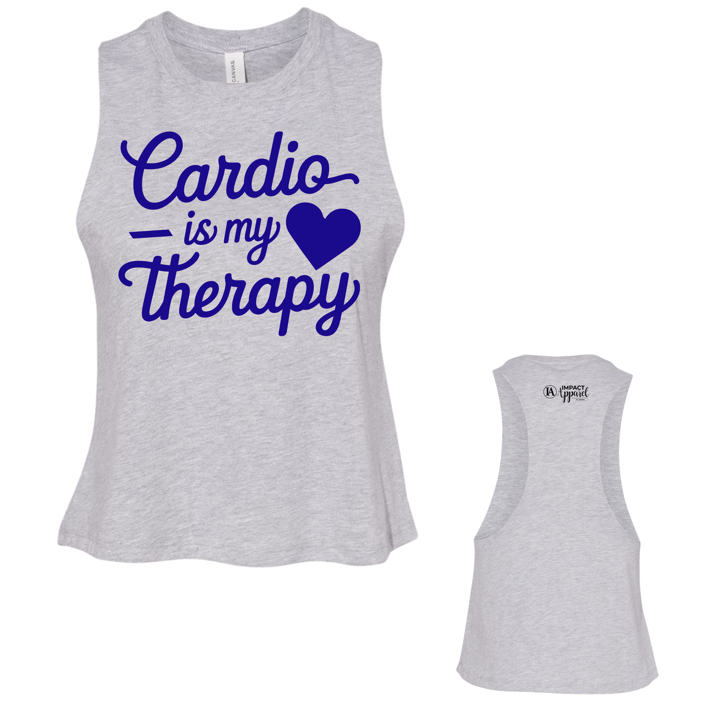 Cardio is my Therapy Crop Tank