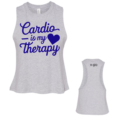 Cardio is my Therapy Crop Tank