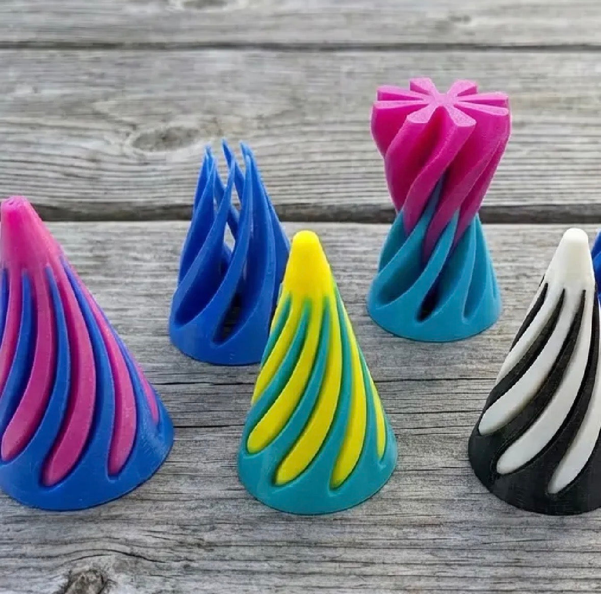 Twisty Fidget Cone