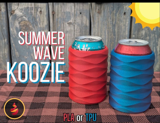 Summer Wave Coozie