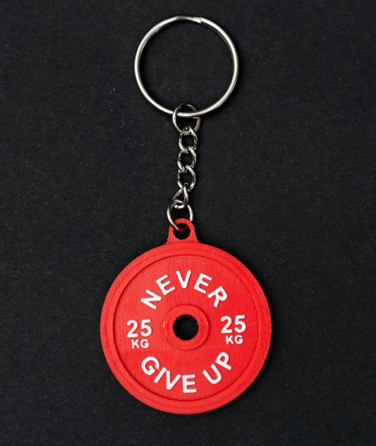 Never Give Up Keychain