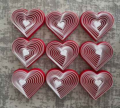 3D Printed Heart Fidget