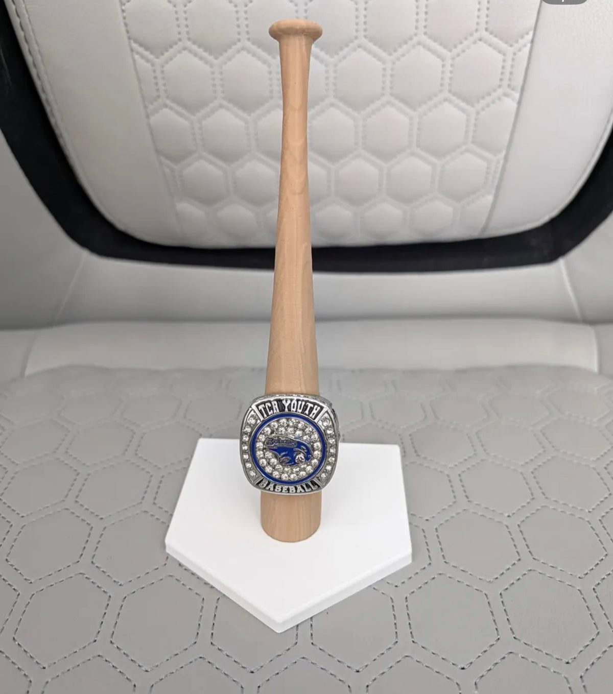 Home Plate Ring Holder with Name