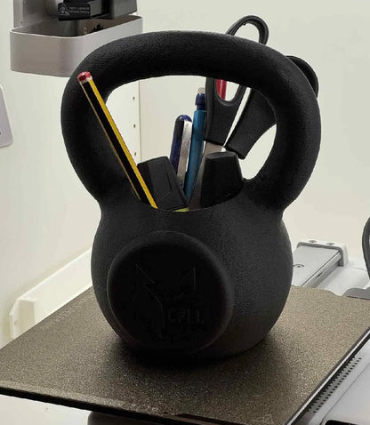 Kettlebell Pencil Organizer