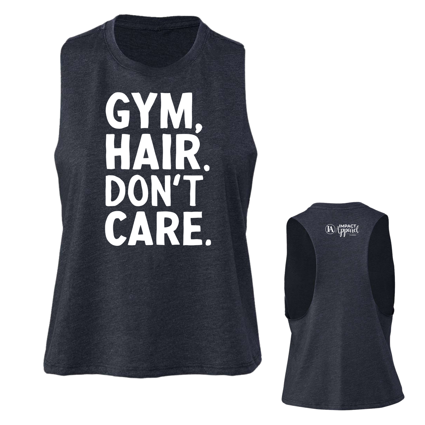 Gym Hair Don't Care Crop Tank