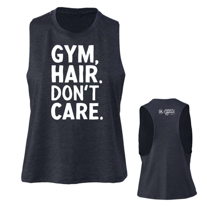 Gym Hair Don't Care Crop Tank