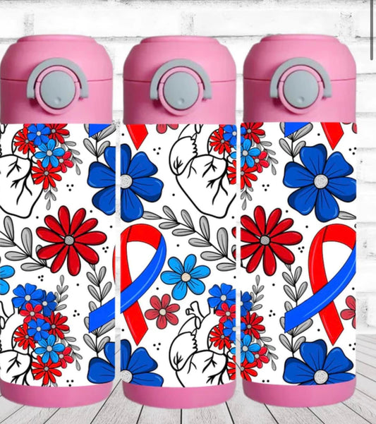 CHD Ribbon and Anatomical Heart Tumbler